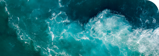 Ocean water representing R/OCell Technology’s advanced water purification capabilities