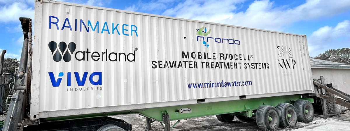 Miranda Water Technologies Completes Another Successful Seawater to Tap Deployment in Turks and Caicos